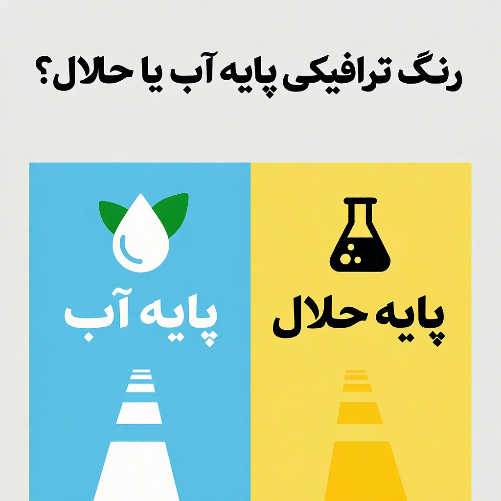 رنگ ترافیکی پایه آب یا حلال؟ راهنمای جامع خرید (آپدیت ۲۰۲۵)