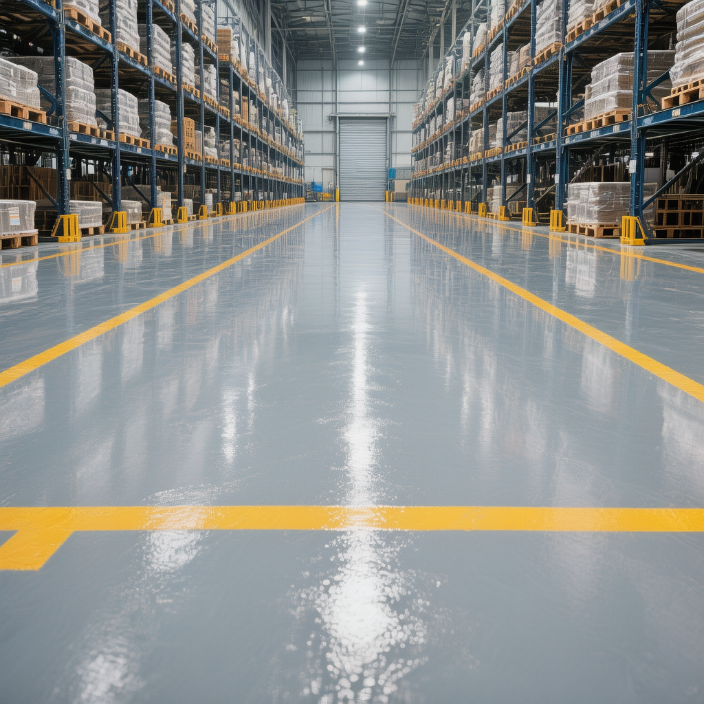 راهنمای کامل خرید رنگ کف بتن صنعتی (ویژه کارخانه و انبار)