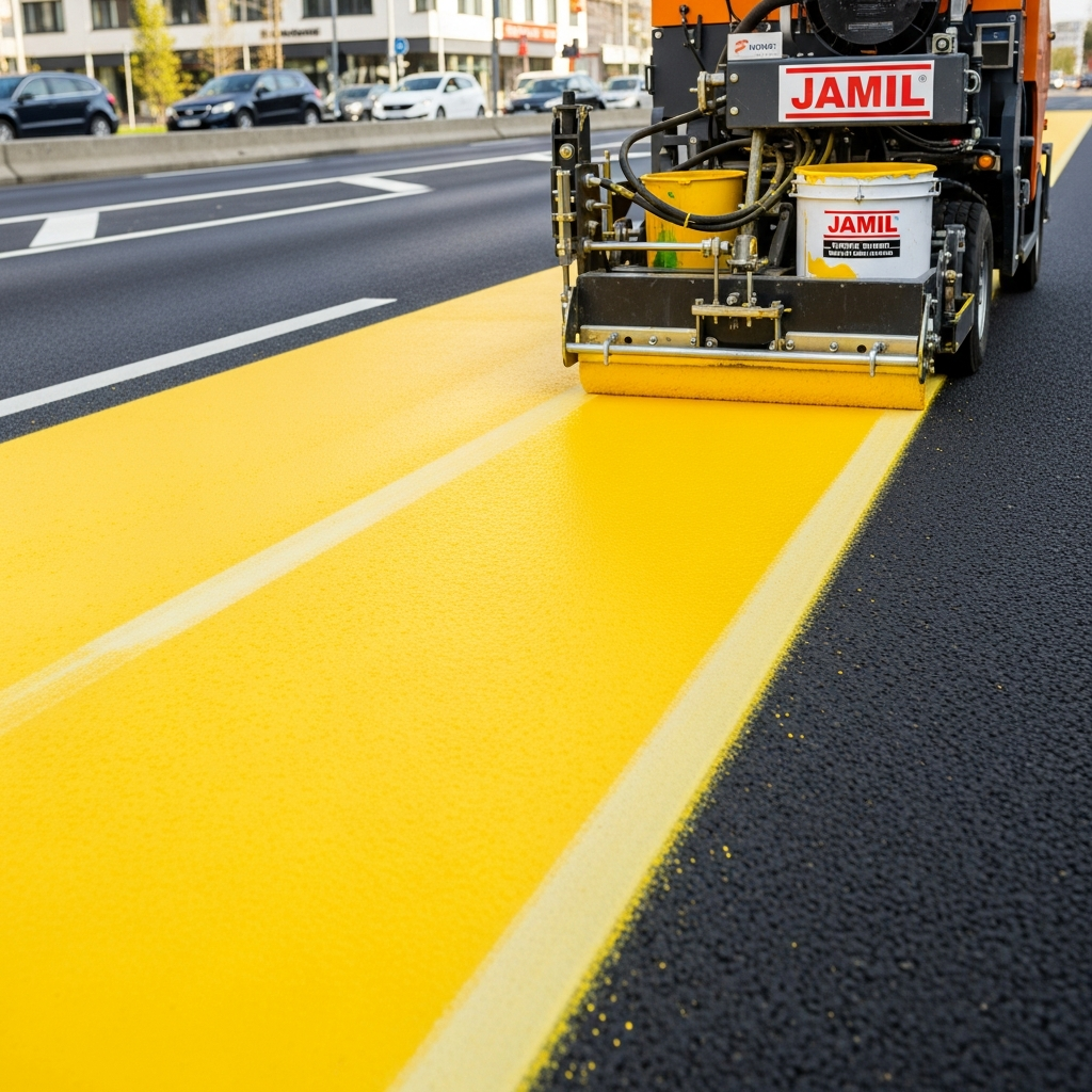رنگ ترافیکی جمیل: بهترین انتخاب برای خط‌کشی جاده و معابر ۱۴۰۴