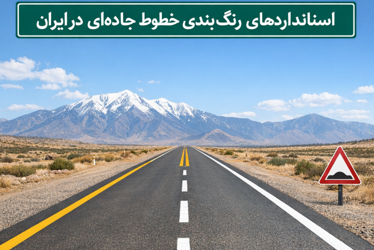 استانداردهای رنگ‌بندی خطوط جاده‌ای در ایران