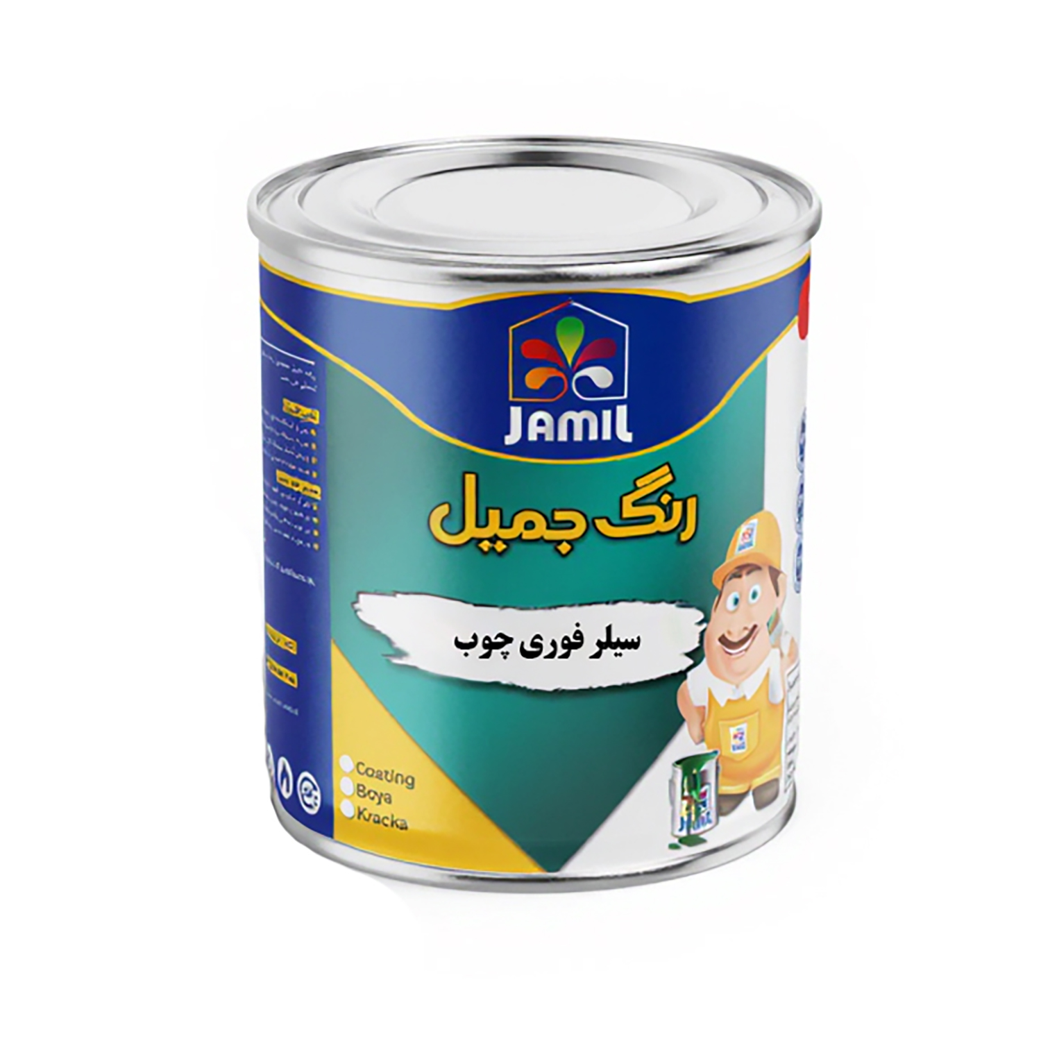 پوشش سیلر شفاف حجم 4 لیتر مناسب برای سطوح چوبی