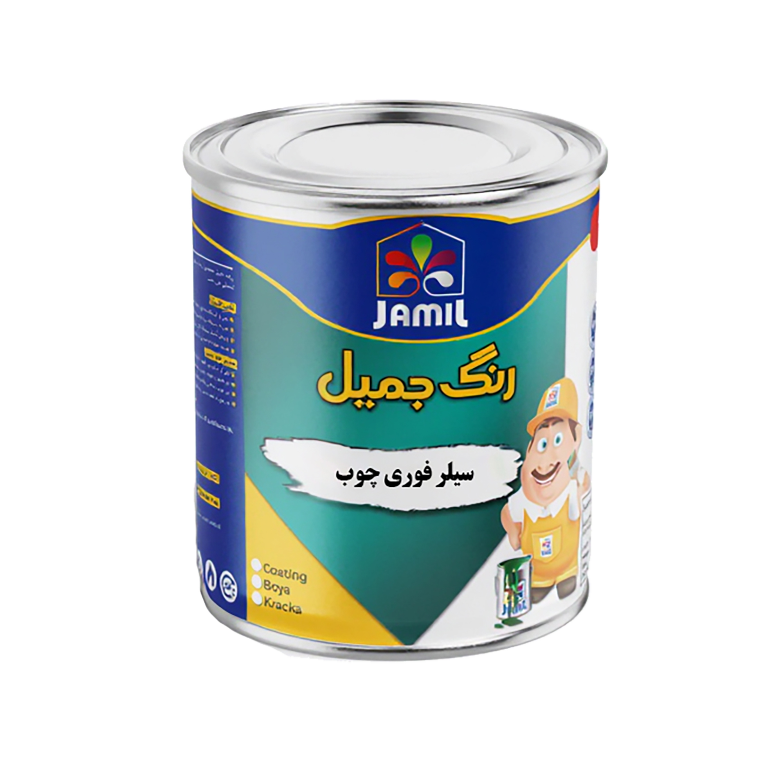 پوشش سیلر شفاف حجم 1 لیتر مناسب برای سطوح چوبی